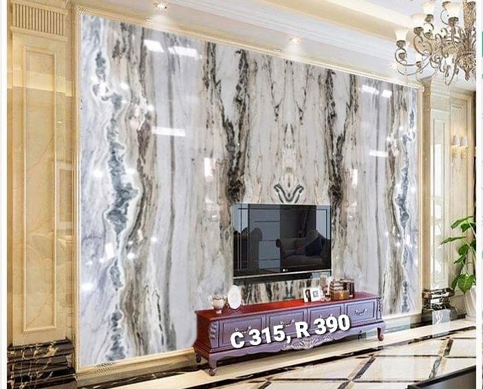 Tranh Đá Marble Ốp Tường Phòng Khách Sang Trọng