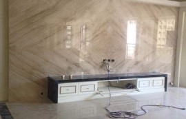 Tranh Đá Đối Xứng Marble Vân Gỗ Ý