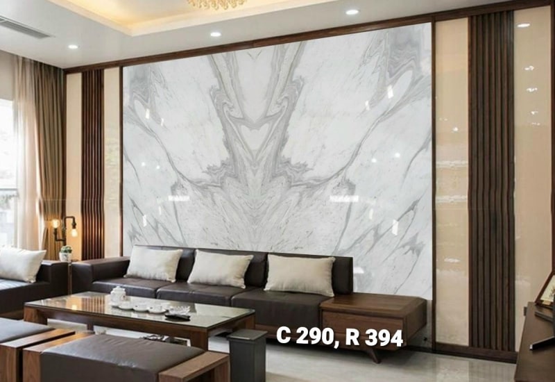 Đá marble Ốp Tường Phòng Khách