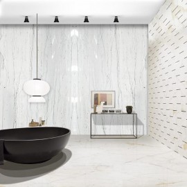 Đá Marble Ốp Tường Màu Trắng 